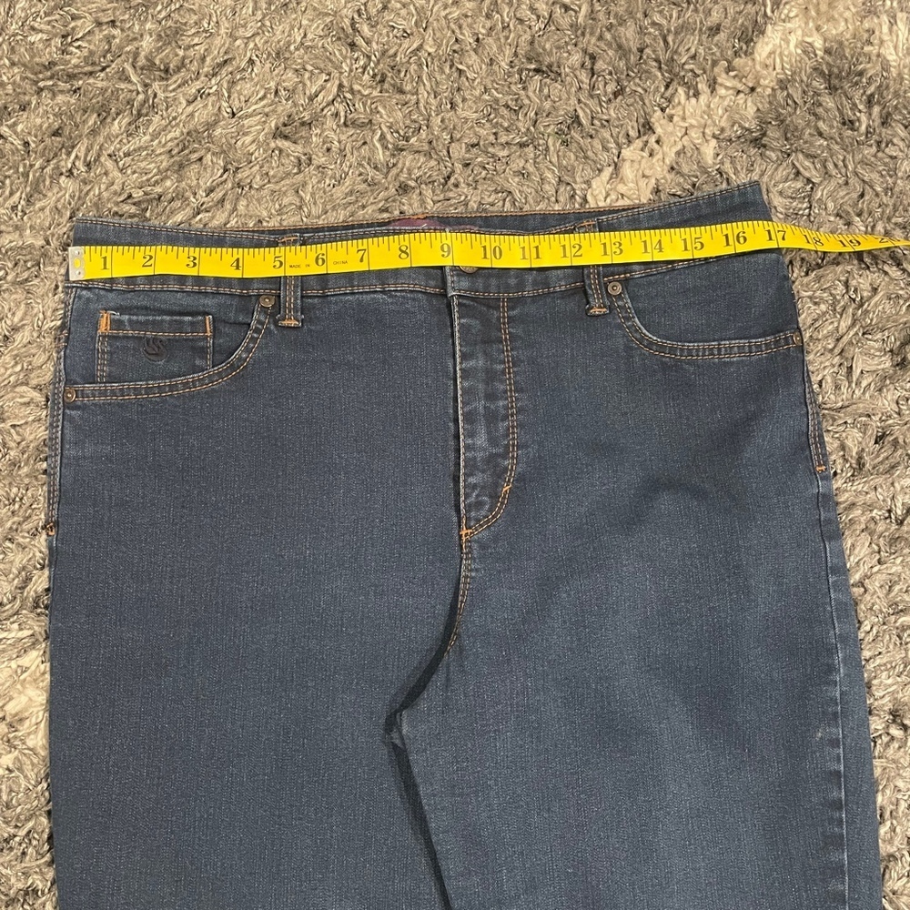 Gloria Vanderbilt Amanda 2.0 SLIM LEG Women's Jeans Denim Blue Size 14 - Picture 6 of 9